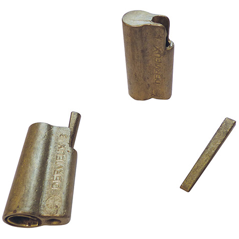 BR279 - Tête de connexion bronze à frapper pour piquets de Ø 16 à 17,5 mm
