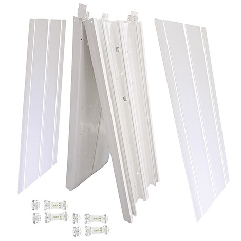 FA006 - Goulotte GTL 2x13 modules 2,50 m pliante