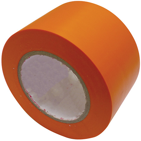BR406 - Ruban adhésif isolant PVC 50 mm x 25 m orange