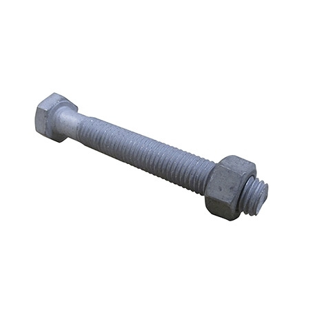 BR316 - Boulon acier
galvanisé 14x100
(vis+écrou)