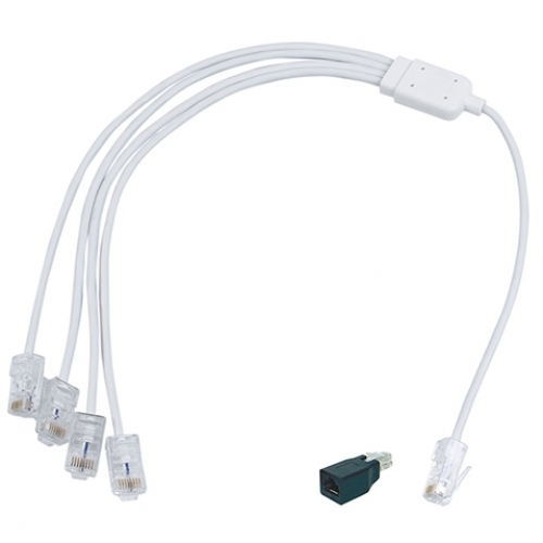 Q293 - Cordon quadruple Téléphone/RJ45