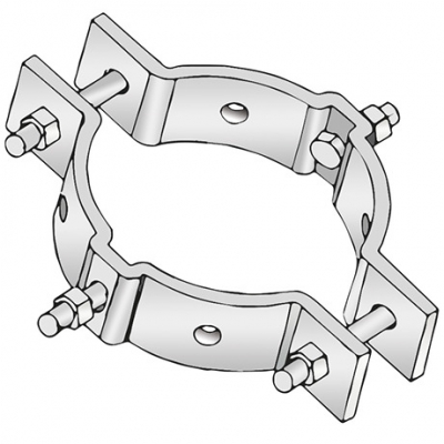 BR072 - Collier poteau bois CNV 60 180