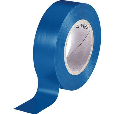 BR403 - Ruban adhésif isolant PVC 15 mm x 10 m Bleu