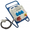 P481 - Coffret d'alimentation mobile 3 MONO + TRI + pied